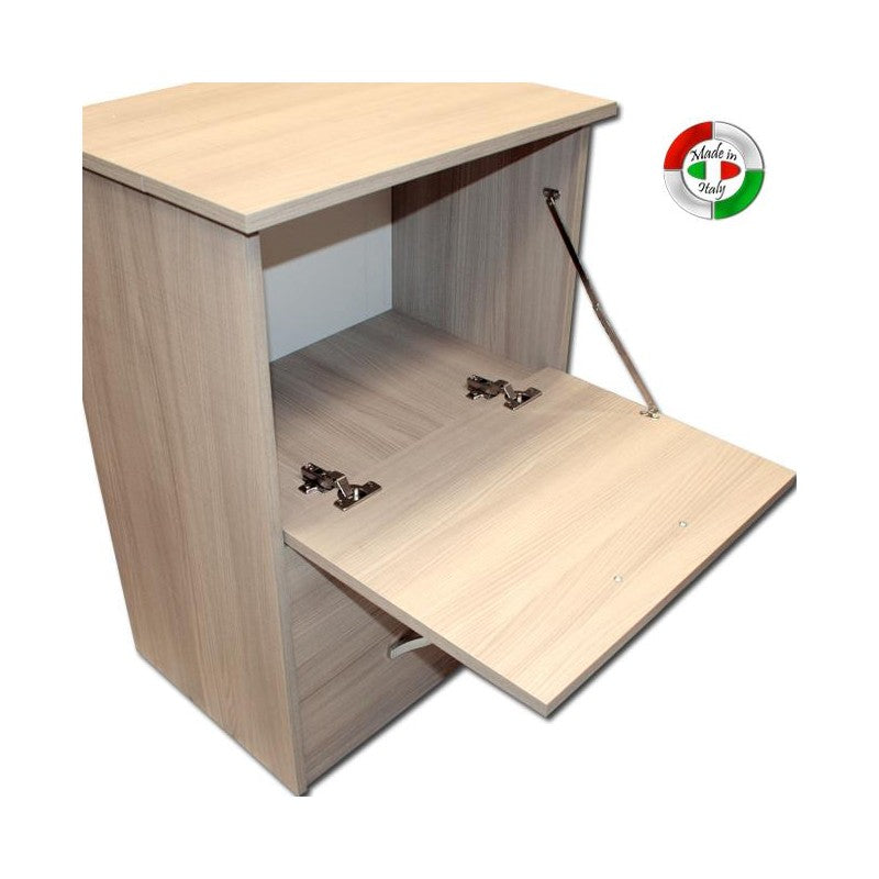 Mobile con asse da stiro Bianco cassetti legno nobilitato cm 44x57xH.89