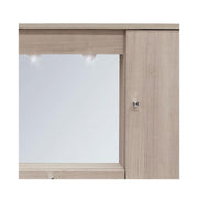 Specchiera bagno mobile arredo moderno 1 anta con ribalta olmo h.61x73 –  WebMarketPoint