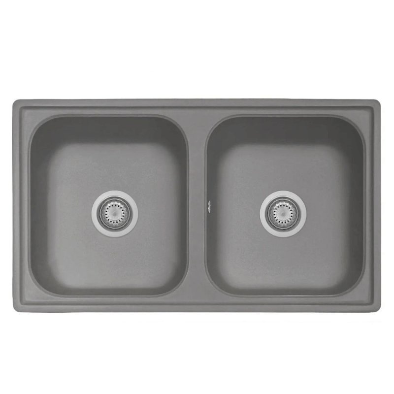 Lavello incasso cucina MP861VDX acciaio 86x50 cm una vasca e