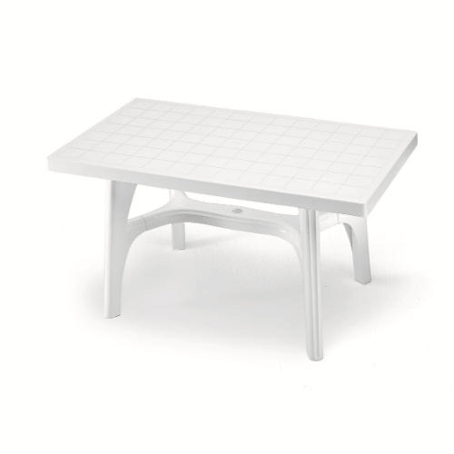 Keter Tavolo da giardino per esterno in resina plastica Bianco rettangolare  147x90 cm