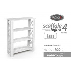 Libreria scaffale urban industrial cm 64 x 32 x 128 h – WebMarketPoint