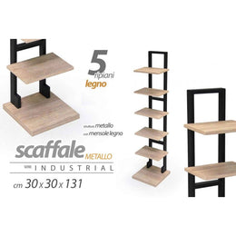 Set 3 mensole da parete Shelvy Cub forma cubo colore sonoma – WebMarketPoint